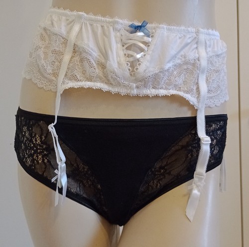 Reggicalze pizzo bianco - reggicalze,