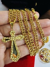Collana croce lunga