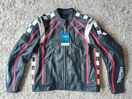 Giacca pelle nera - asso, moto