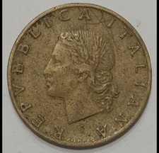 monete 20 lire 1957 (Ramo Di Quercia) Bronzo Rarissima DA COLLEZIONE 