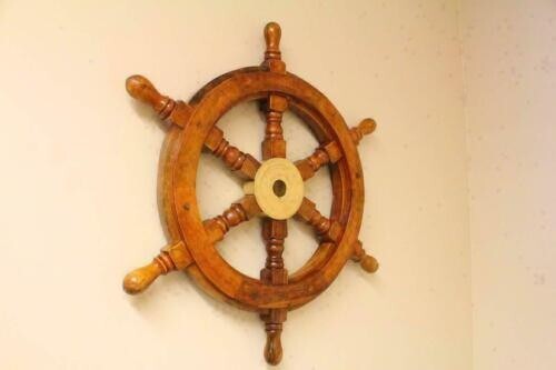 Ruota decorazione pirata legno - ruota,
