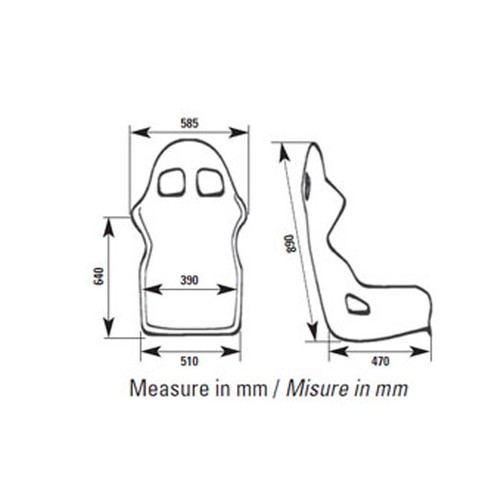Sedile corsa top omp italy - da,