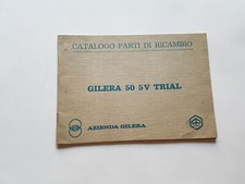 Gilera 50 5V Trial 1971 catalogo ricambi ORIGINALE spare parts catalogue