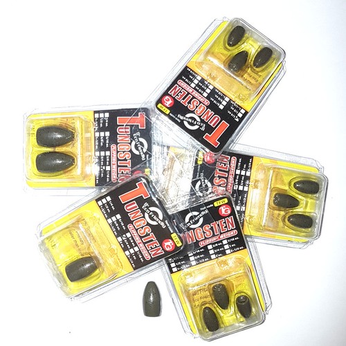 Tungsten flipping weight green - flipping,
