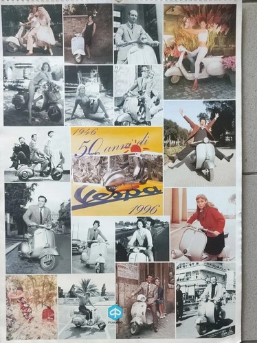 Calendario piaggio 1996 - calendario, vespa