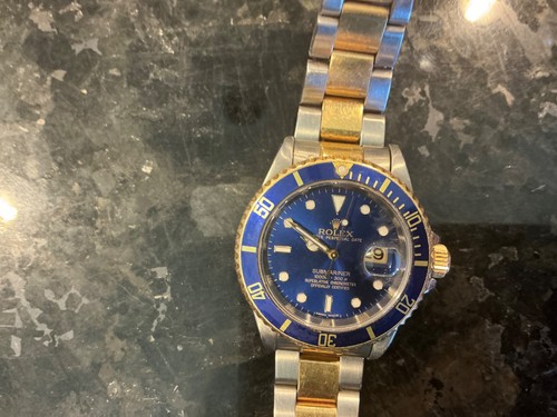 Rolex submariner 16613 silver - rolex,