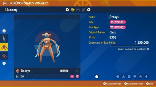 Deoxys pokémon scarlatto - scarlatto, e