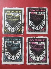 REGNO D'ITALIA 1934 RODI SERIE COMPLETA P.A. USATA N. A30-A33 VAL CAT € 18 (AA)