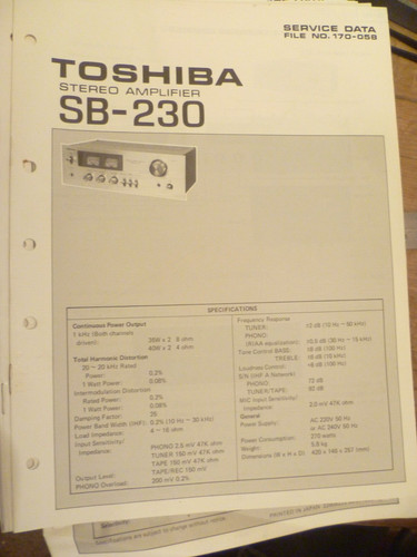 Amplificatore stereo toshiba - stereo,