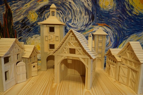 Presepe artigianale legno - presepe,