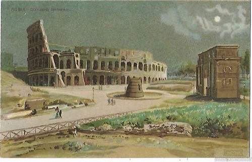 Roma colosseo 1908 - colosseo, ca.