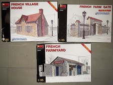 French Village House Miniart 1/35 Diorama N. 35510 + 35507 +35505