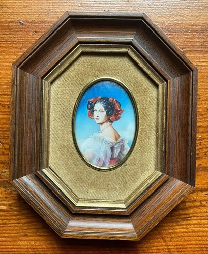 Dipinto ritratto donna ragazza - dipinto,