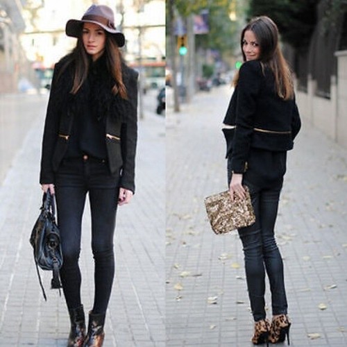 A814 zara woman black - woman, blazer