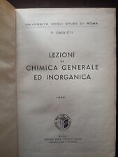 Lezioni di chimica generale e inorganica - V. Caglioti - Libreria Veschi 1962