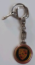 vintage Porsche Spinning keychain Double Sided