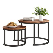 FOUBAM Tavolino rotondo, set