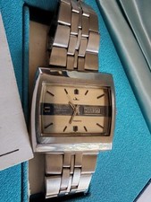 Philip Watch Raro Cormoran Automatic Acciaio Cassa TV d'Epoca Corredo Completo