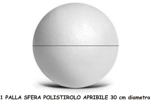 Sfera palla polistirolo - polistirolo, 30