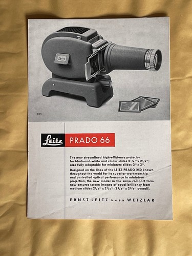 Proiettore leitz prado - prado, 66
