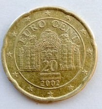 20 centesimi Austria moneta del 2002 LL 