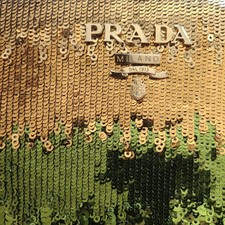 Prada Oro Paillettes Large
