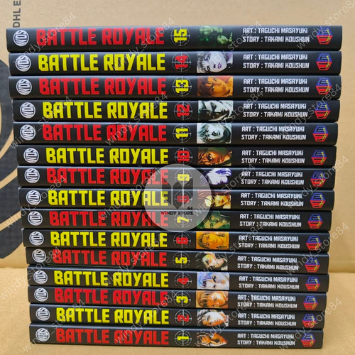 Battle royale manga - manga, 1-15