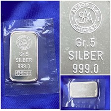 Lingot Argent Pur Argor Swiss