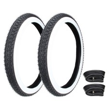 Set tubi pneumatici parete bianca 2x 2.25-19 (2 1/4 x 19 - 23 x 2,25) 41J DKW Hummel