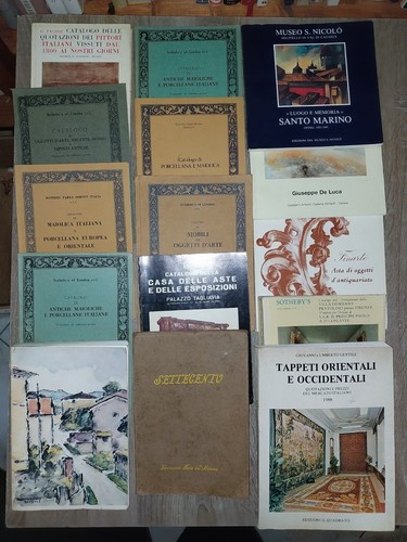 Lotto cataloghi arte - lotto, di