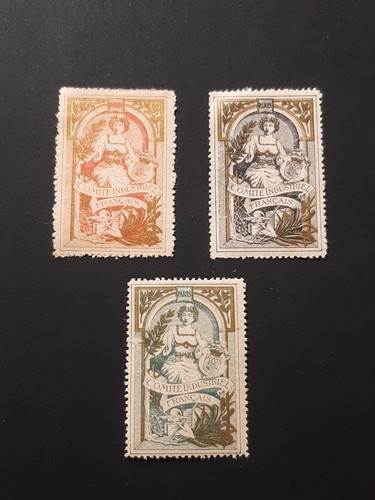 Lotto erinnofili francia - lotto, 3
