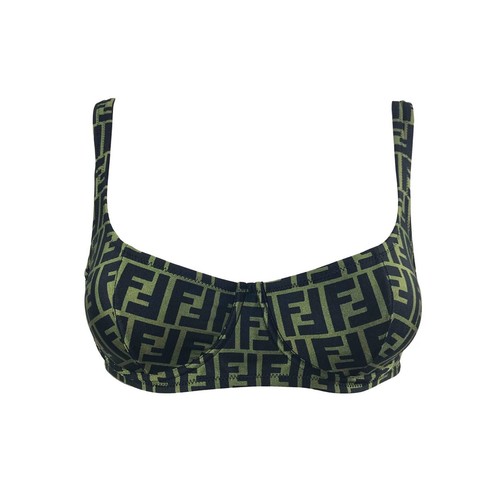 Bikini top vintage fendi zucca - top,