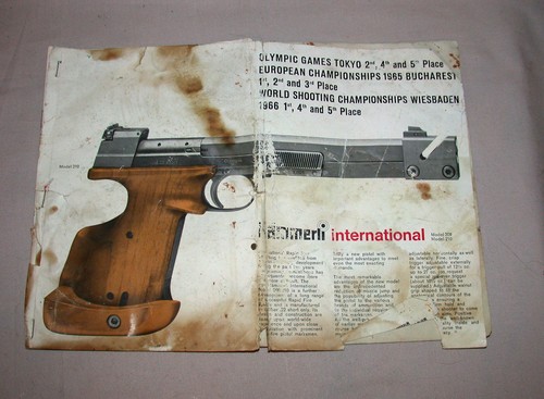 Hammerli 209 210 pistol - hammerli,