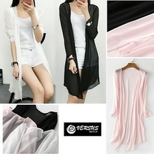 Giacca Spolverino Trasparente Donna Estivo Woman Open Summer Jacket SJAK001