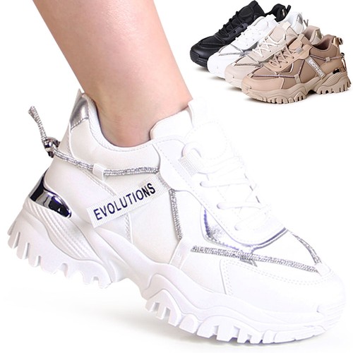 Sneaker plateau donna - plateau, con