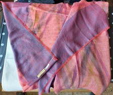 NEW PASHMINA CASHMERE WEAVES ULTRA FINE SCARF MULTICOLOR STYLE ETRO LORO PIANA 