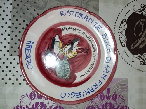 Piatto del buon ricordo arezzo - del,