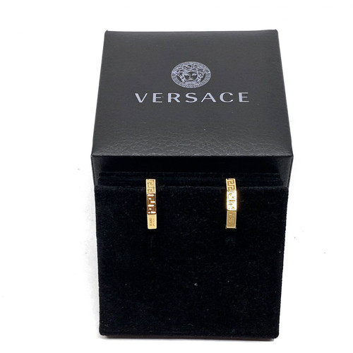 Versace hoop earrings greca - versace,