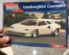 Monogram Lamborghini Countach 1:24 – Kit Plastico Vintage / Scatola Originale