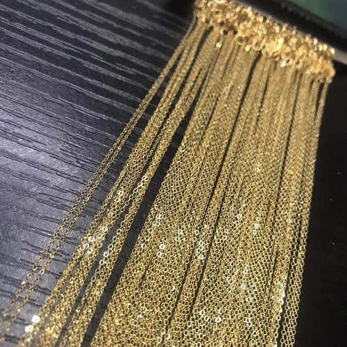Collana oro giallo - in,