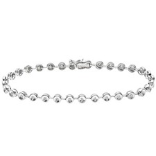 Bracciale tennis donna - , oro