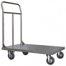 Carrello pianale acciaio inox