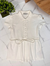 Polo Moncler cotone bianco