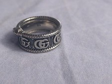 Gucci Anello Serpente Argento