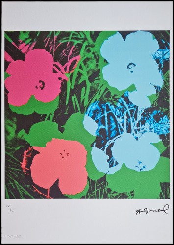 Andy warhol flowers stampa - andy,