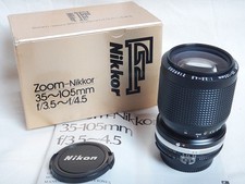 Nikon 35-105mm f3.5-4.5 AI-S AIS + Scatola Box MINT Condition COME NUOVO