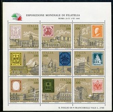 Italia '85 Antico foglio Ducati misura superiore