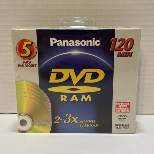 Sigillato panasonic dvd ram - dvd, 5