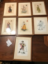 STAMPE ANNI 60 7 PEZZI INCORNICIATE