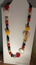Collana lunga colorata